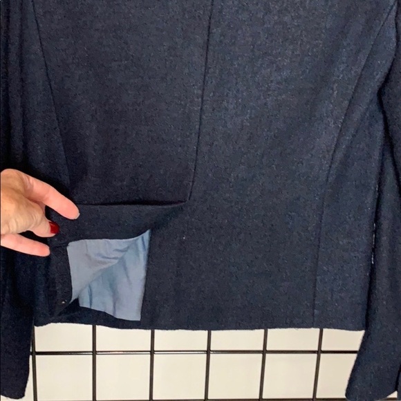 GAP The Academy Blazer - Navy Wool Blend Sz 8 - Picture 4 of 6